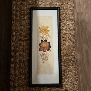 Vintage Pressed Flower Wall Art